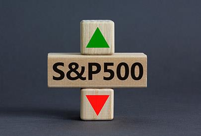 עליות וירידות במדד S&P 500
